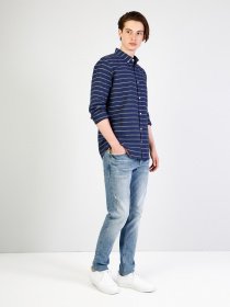 Рубашка повседневная Colin’s модель CL1034272NAV Рубашка повседневная Colin’s модель CL1034272NAV Фото