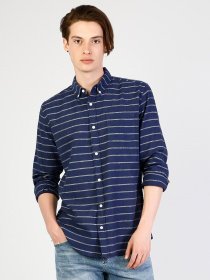 Рубашка повседневная Colin’s модель CL1034272NAV Рубашка повседневная Colin’s модель CL1034272NAV Фото