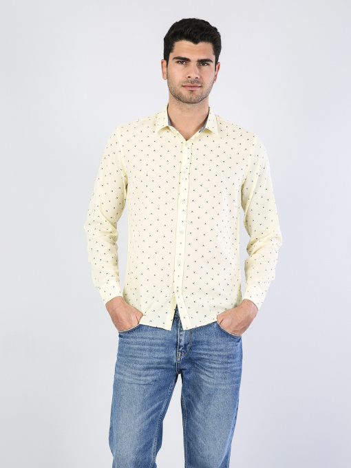 Сорочка повсякденна Colin’s модель CL1034287YLW Фото