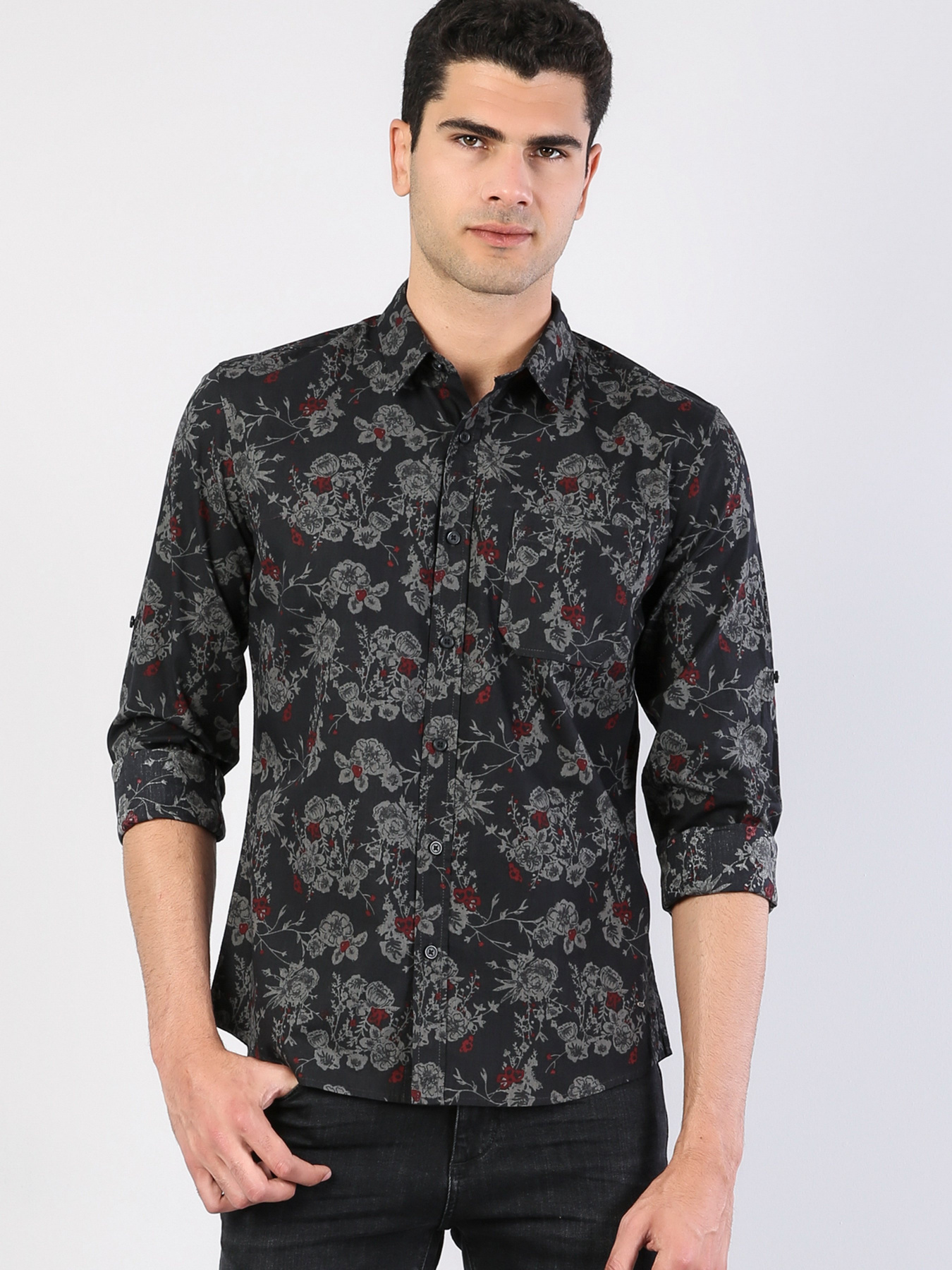 Сорочка повсякденна Colin’s модель CL1034831DGR Фото