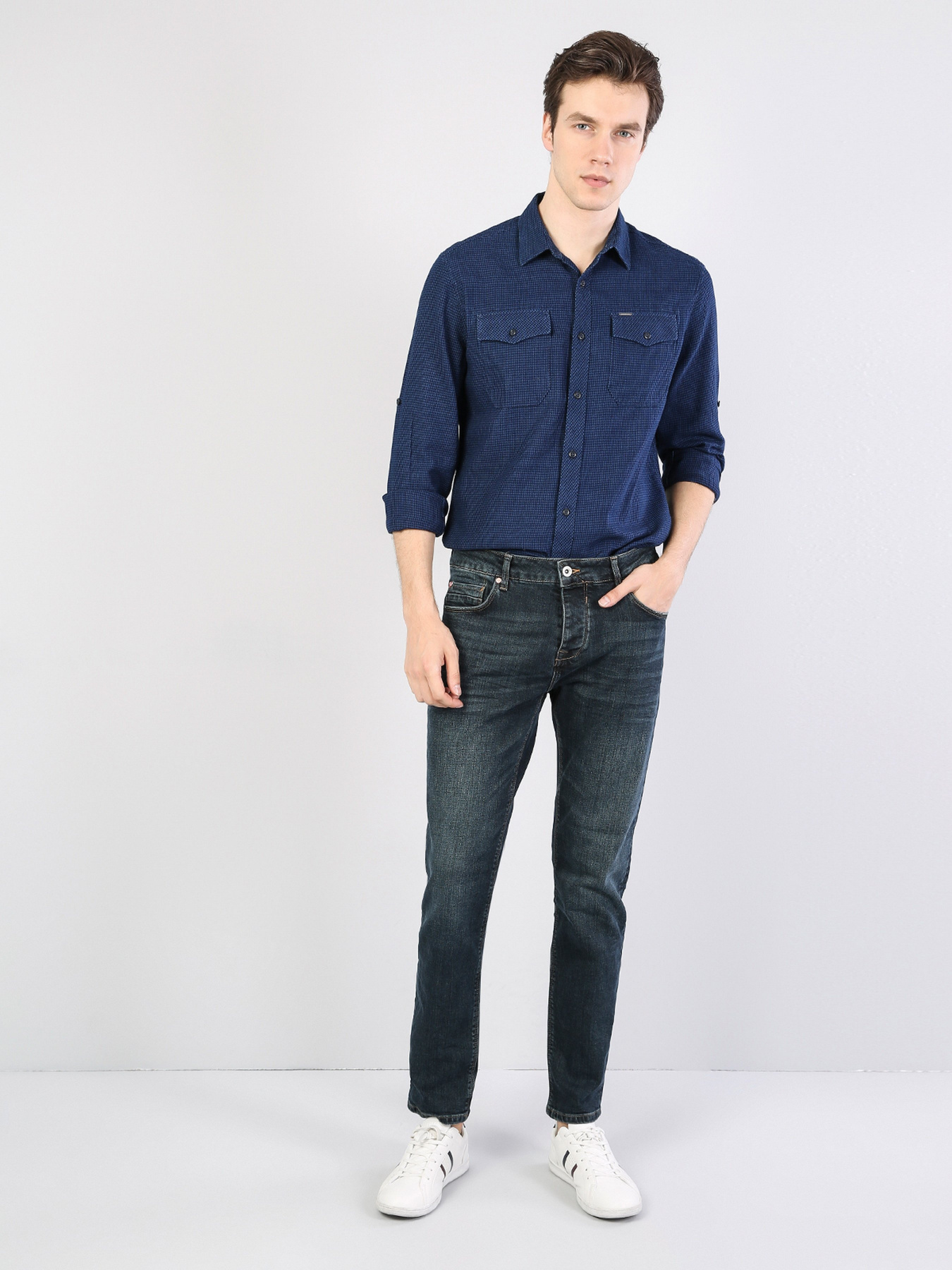 Рубашка Colin’s модель CL1034901BLU Фото