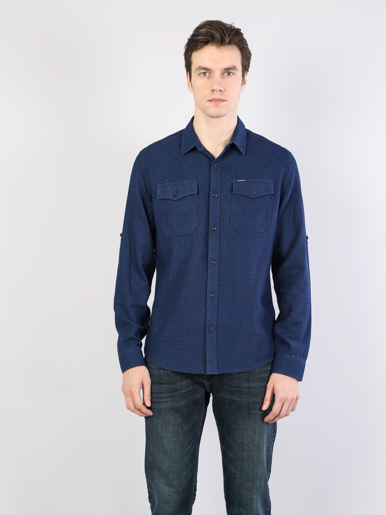 Рубашка Colin’s модель CL1034901BLU Фото