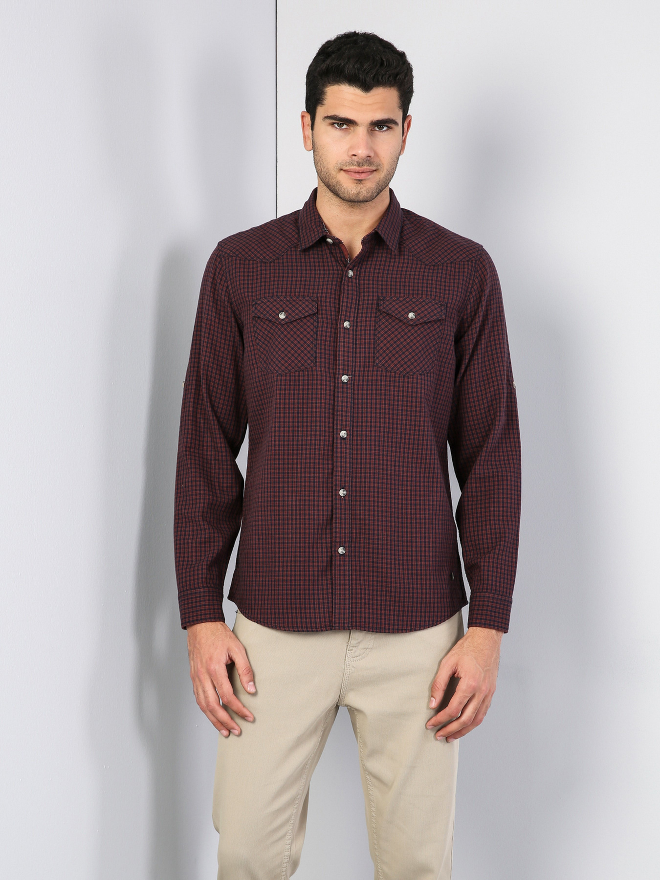 Рубашка повседневная Colin’s модель CL1034907BRC Фото