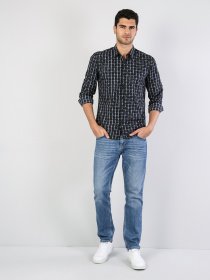 Рубашка повседневная Colin’s модель CL1035021BLK Рубашка повседневная Colin’s модель CL1035021BLK Фото