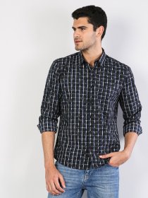 Рубашка повседневная Colin’s модель CL1035021BLK Рубашка повседневная Colin’s модель CL1035021BLK Фото