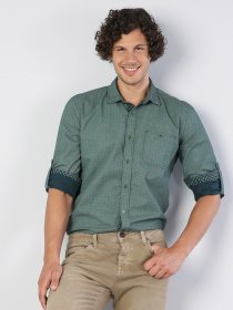 Рубашка повседневная Colin’s модель CL1035155GRN Фото