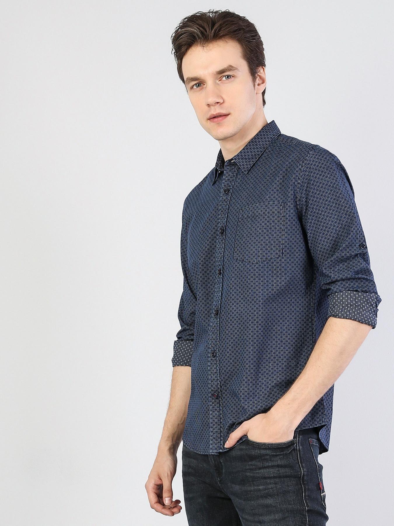 Сорочка повсякденна Colin’s модель CL1035159NAV Фото