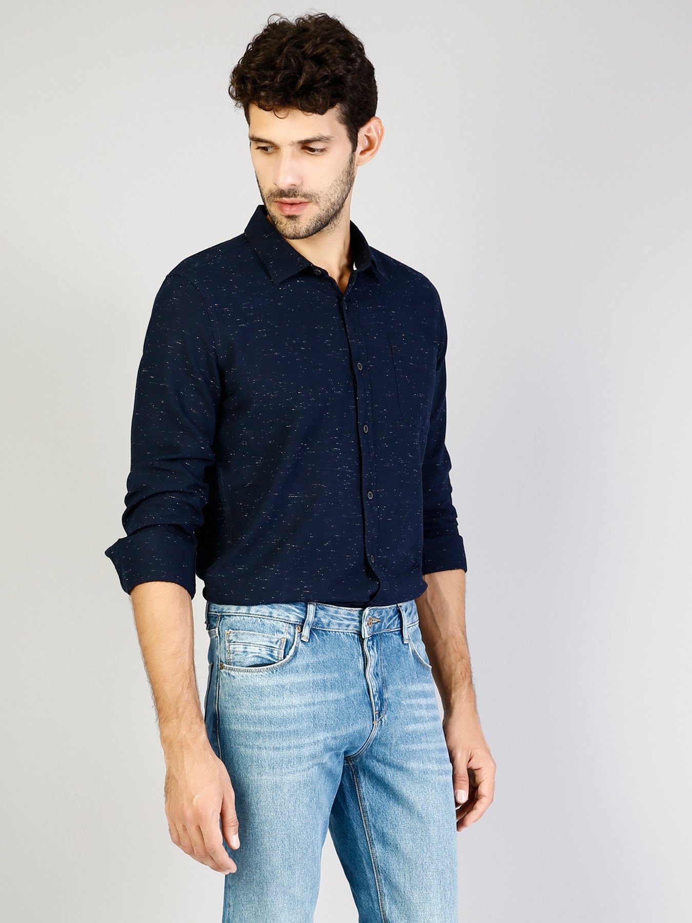 Рубашка повседневная Colin’s модель CL1035422NAV Фото