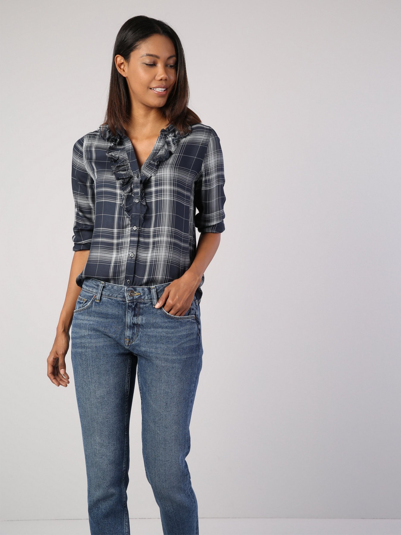 Рубашка повседневная Colin’s модель CL1035472NAV Фото