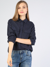 Рубашка повседневная Colin’s модель CL1035478NAV Рубашка повседневная Colin’s модель CL1035478NAV Фото