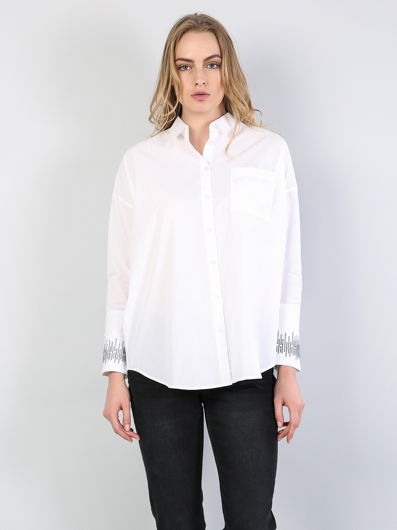 Сорочка Colin’s модель CL1035497WHT Фото