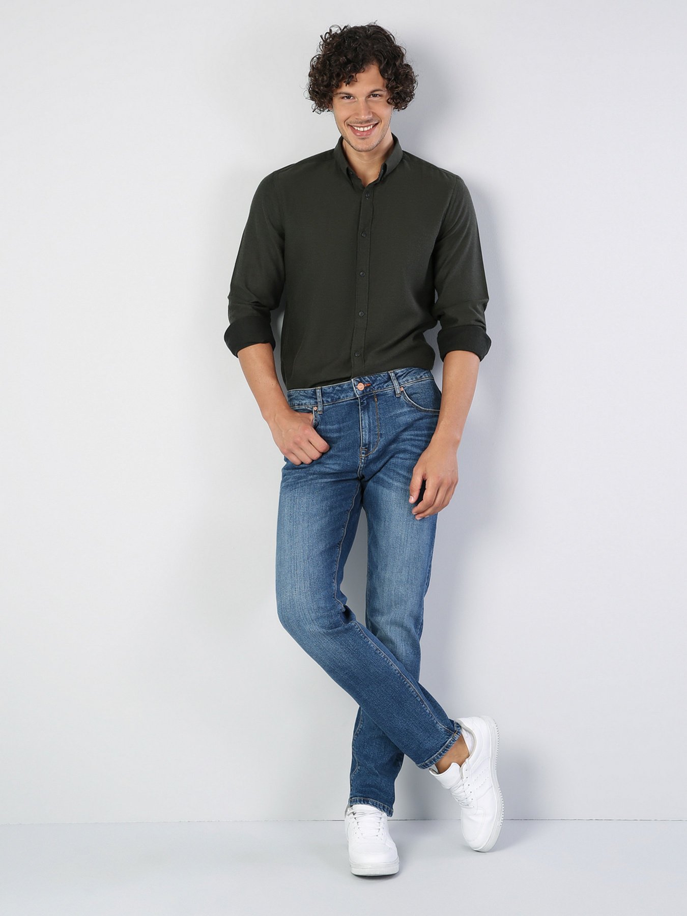 Сорочка повсякденна Colin’s модель CL1035945GRE Фото