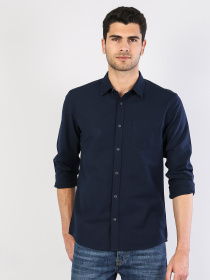 Рубашка повседневная Colin’s модель CL1035946NAV Рубашка повседневная Colin’s модель CL1035946NAV Фото