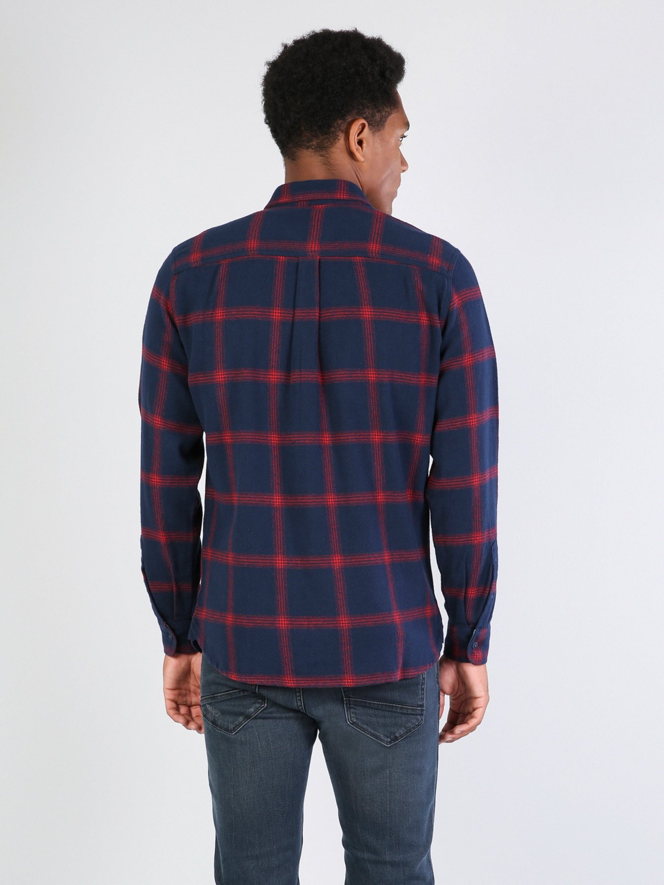 Рубашка повседневная Colin’s модель CL1036151NAV Рубашка повседневная Colin’s модель CL1036151NAV Фото