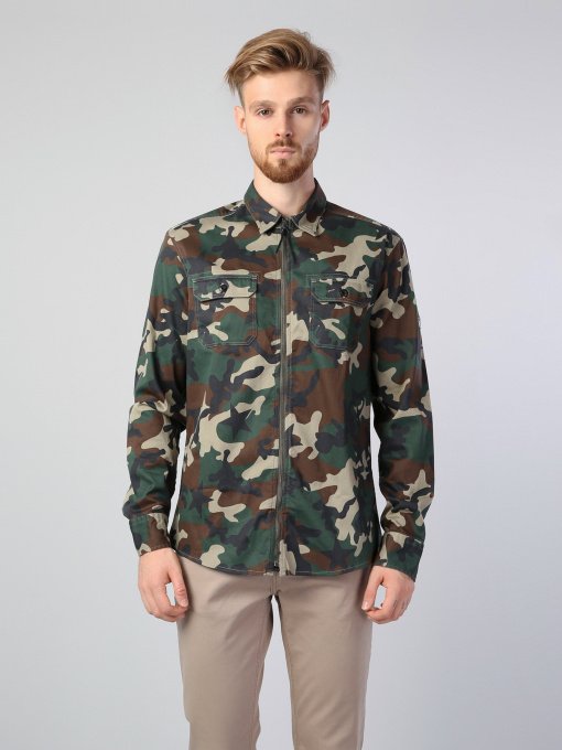 Сорочка Colin’s модель CL1036229GRN Фото