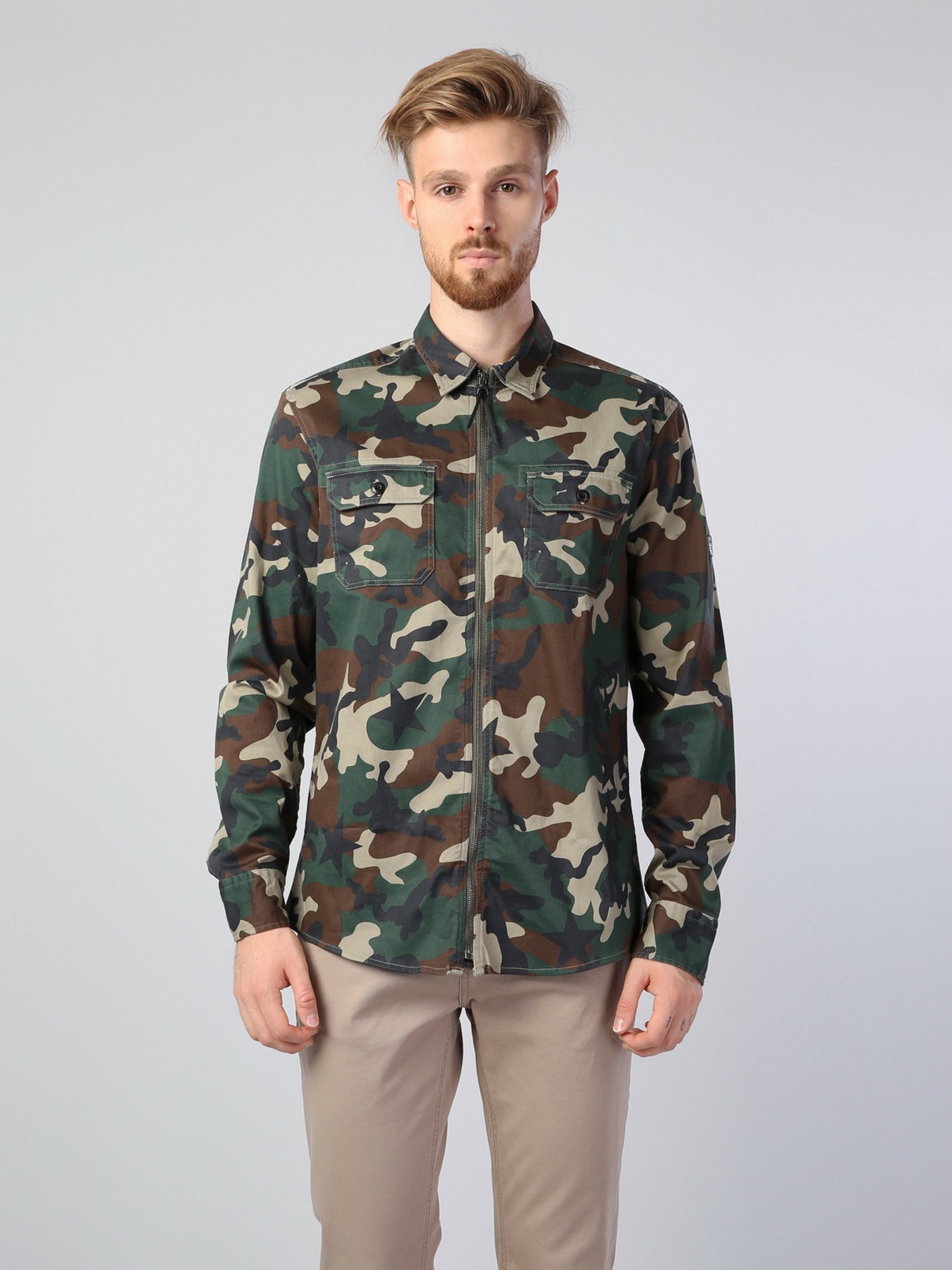 Сорочка повсякденна Colin’s модель CL1036229GRN Сорочка повсякденна Colin’s модель CL1036229GRN Фото