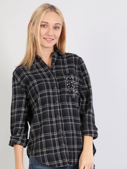 Сорочка Colin’s модель CL1036268BLK Фото