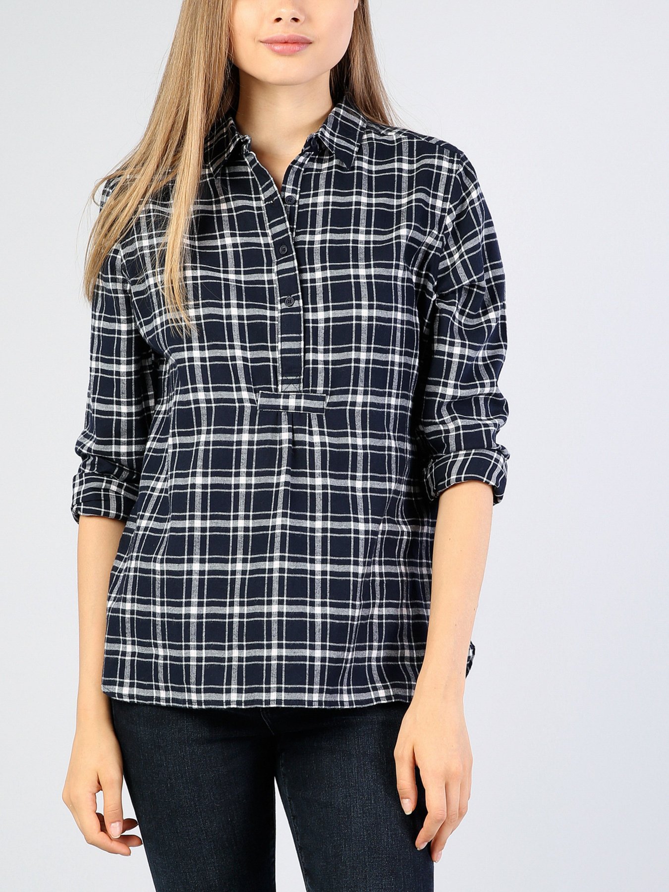 Рубашка повседневная Colin’s модель CL1036279NAV Фото