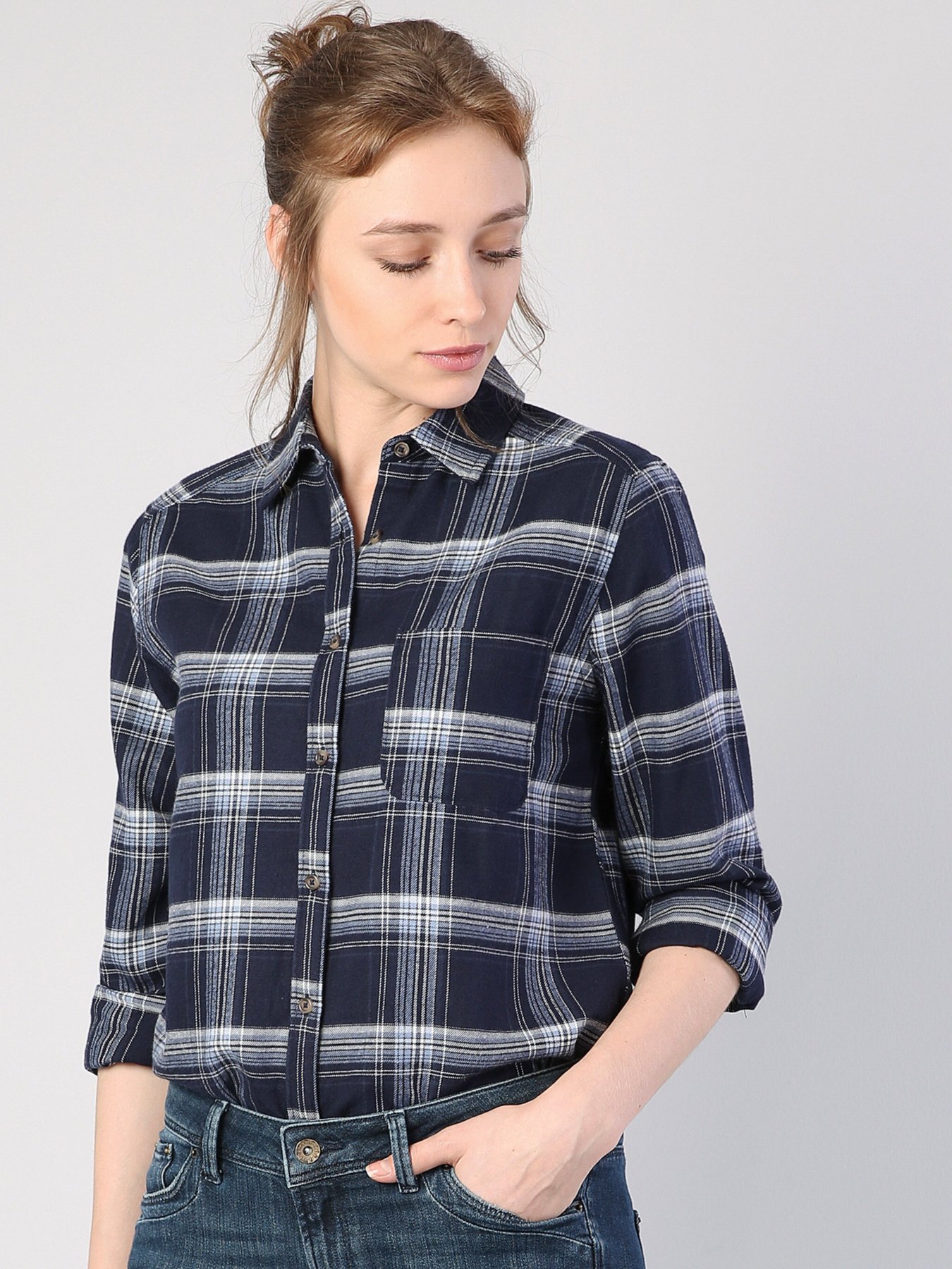 Рубашка повседневная Colin’s модель CL1036281BLI Фото