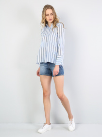 Рубашка повседневная Colin’s модель CL1036303BLE Рубашка повседневная Colin’s модель CL1036303BLE Фото