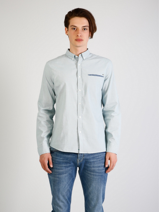 Рубашка повседневная Colin’s модель CL1036530GRN Фото