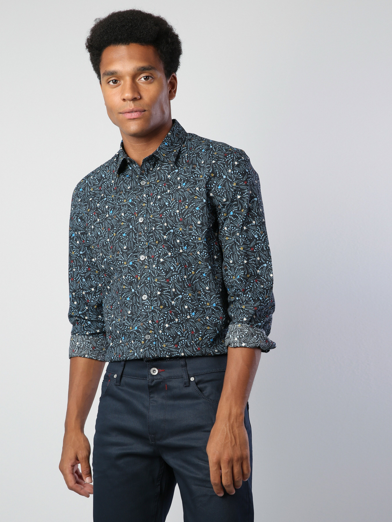 Рубашка Colin’s модель CL1036664PGR Фото