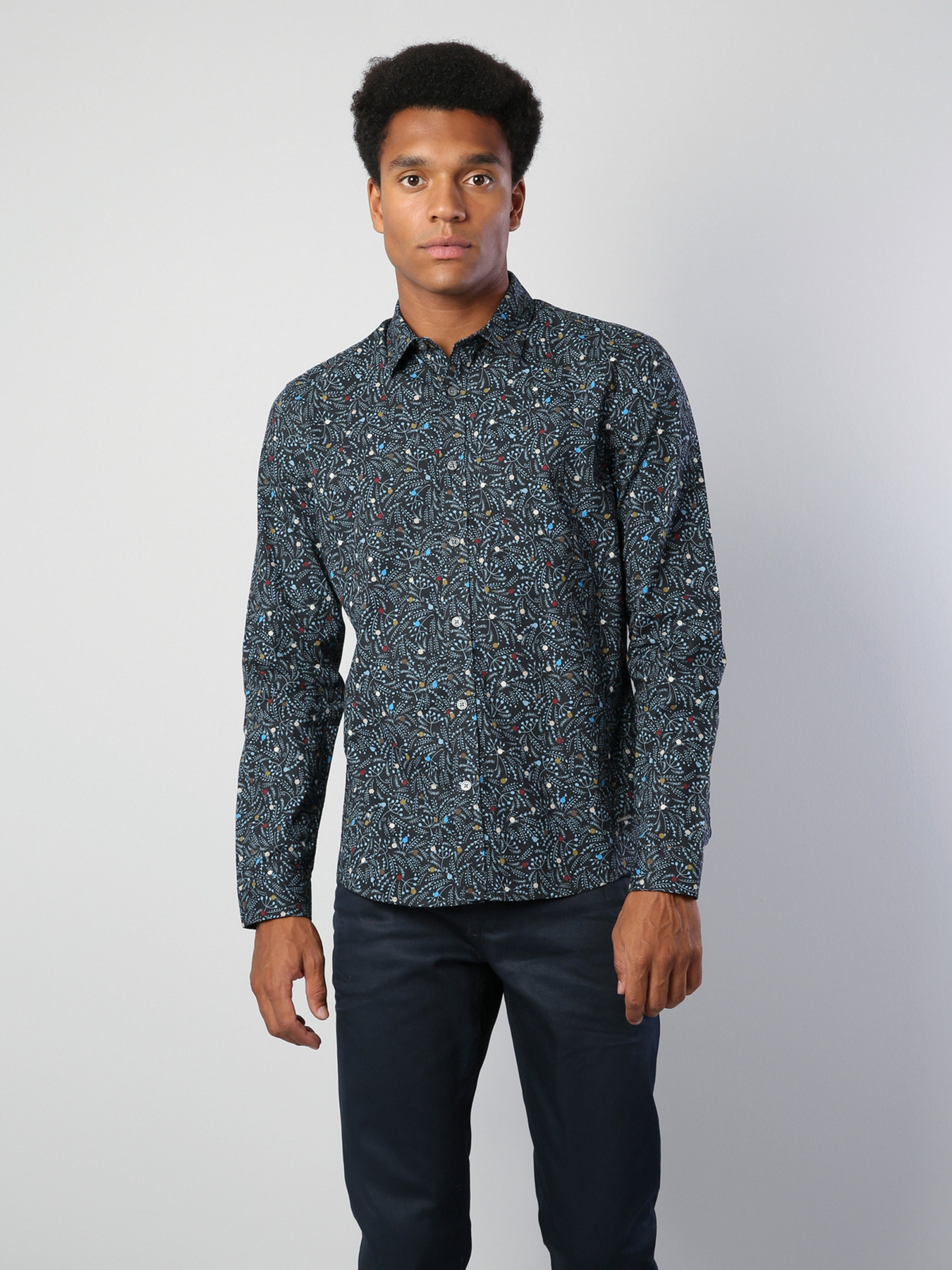 Рубашка повседневная Colin’s модель CL1036664PGR Фото