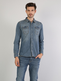 Сорочка повсякденна Colin’s модель CL1040325DN02196 Сорочка повсякденна Colin’s модель CL1040325DN02196 Фото