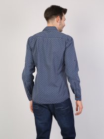 Рубашка повседневная Colin’s модель CL1040576NAV Рубашка повседневная Colin’s модель CL1040576NAV Фото