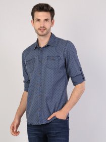 Рубашка повседневная Colin’s модель CL1040576NAV Рубашка повседневная Colin’s модель CL1040576NAV Фото