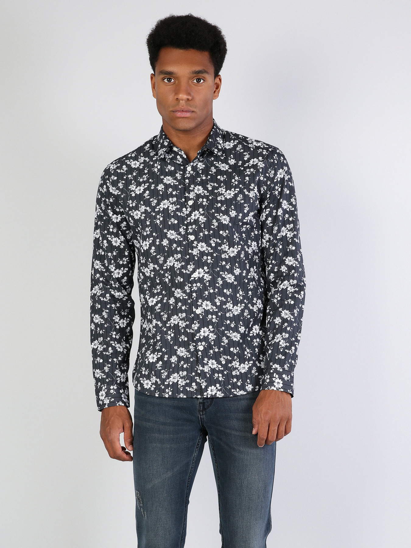 Рубашка повседневная Colin’s модель CL1040777ANT Фото