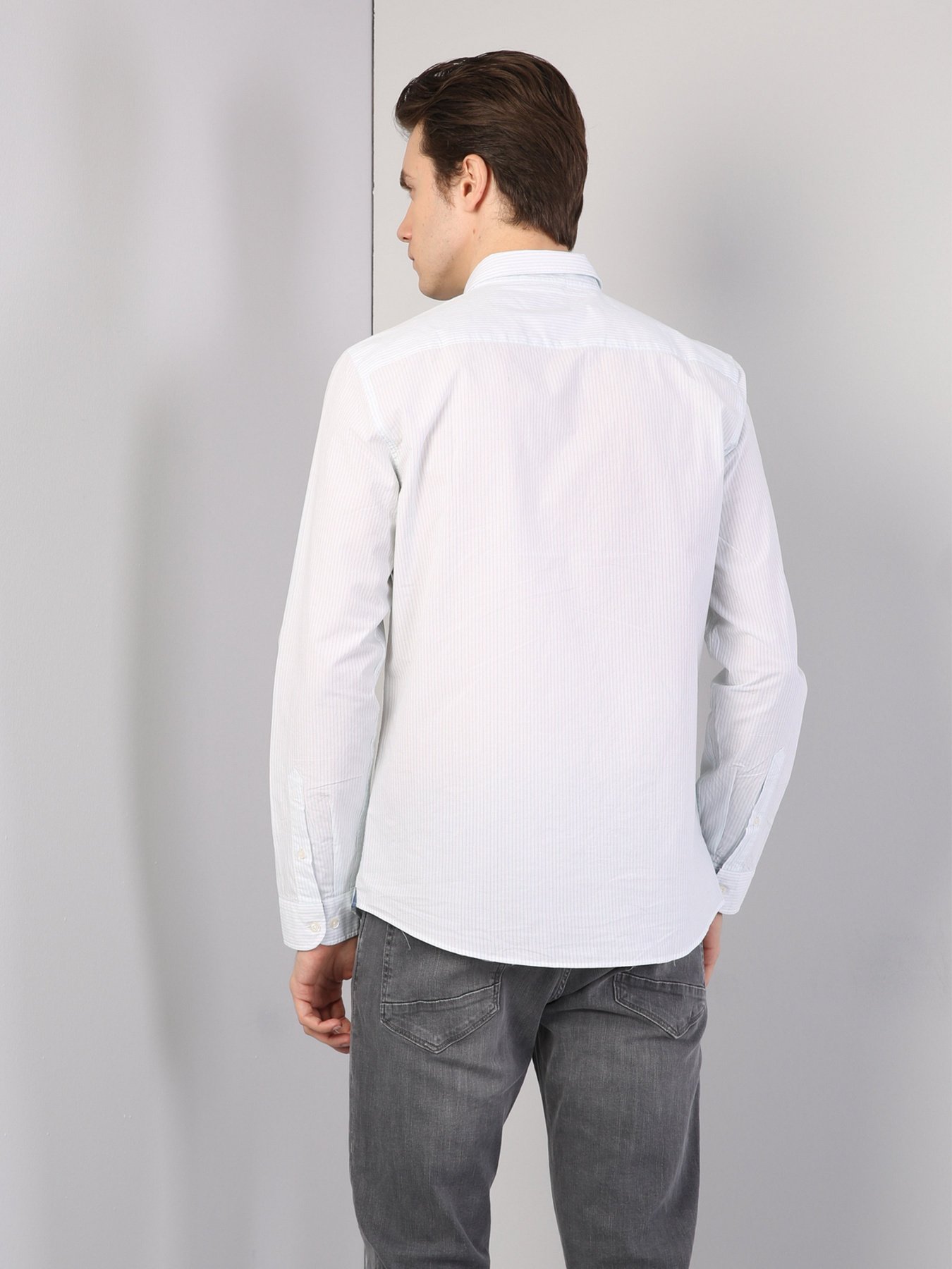 Рубашка повседневная Colin’s модель CL1040957MGR Рубашка повседневная Colin’s модель CL1040957MGR Фото