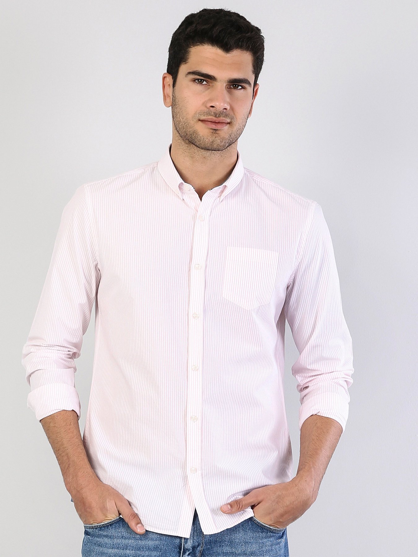 Рубашка повседневная Colin’s модель CL1040957PIN Фото