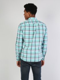 Рубашка повседневная Colin’s модель CL1040960MGR Рубашка повседневная Colin’s модель CL1040960MGR Фото