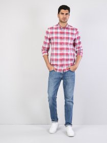 Рубашка повседневная Colin’s модель CL1040962PIN Рубашка повседневная Colin’s модель CL1040962PIN Фото