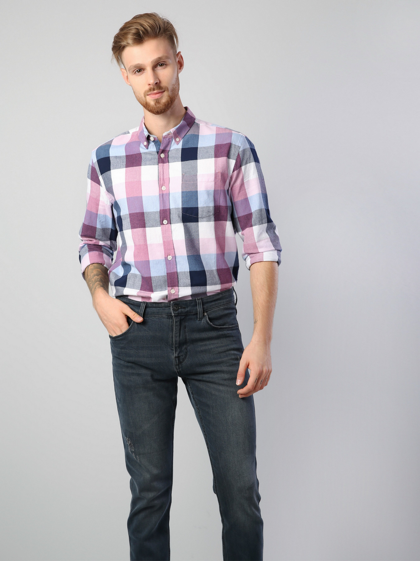 Рубашка Colin’s модель CL1041015PIN Фото