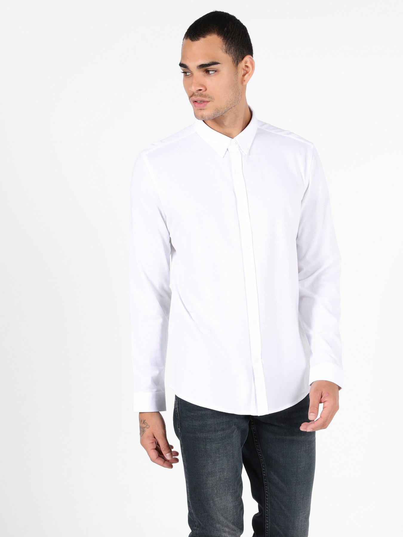 Сорочка Colin’s модель CL1041233WHT Фото