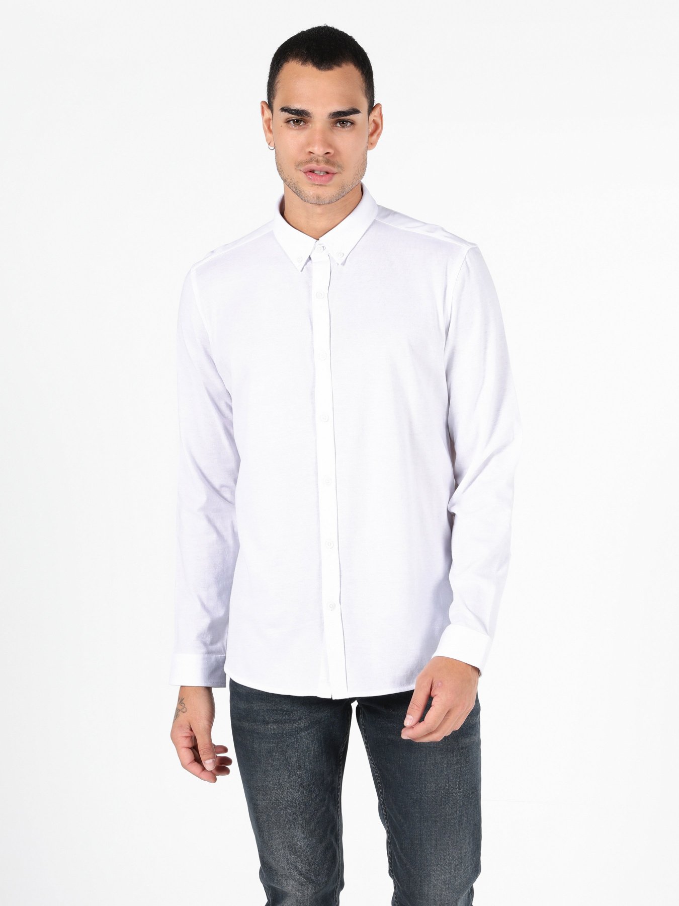 Сорочка Colin’s модель CL1041233WHT Фото