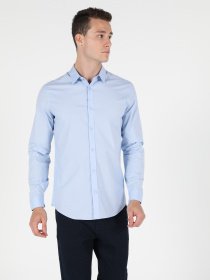 Рубашка повседневная Colin’s модель CL1041350LBL Рубашка повседневная Colin’s модель CL1041350LBL Фото