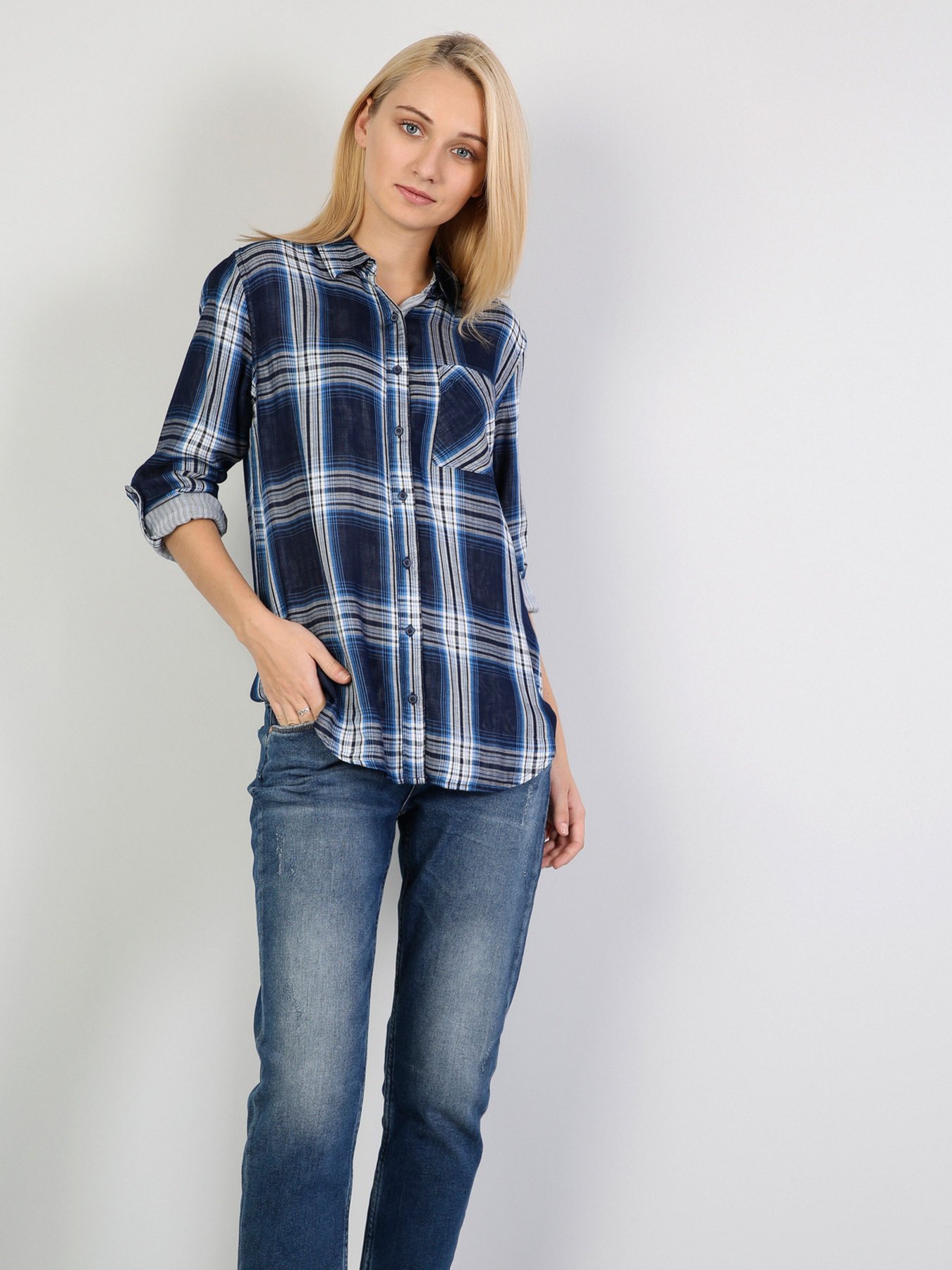 Рубашка Colin’s модель CL1041391NAV Фото