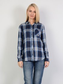 Рубашка повседневная Colin’s модель CL1041391NAV Рубашка повседневная Colin’s модель CL1041391NAV Фото