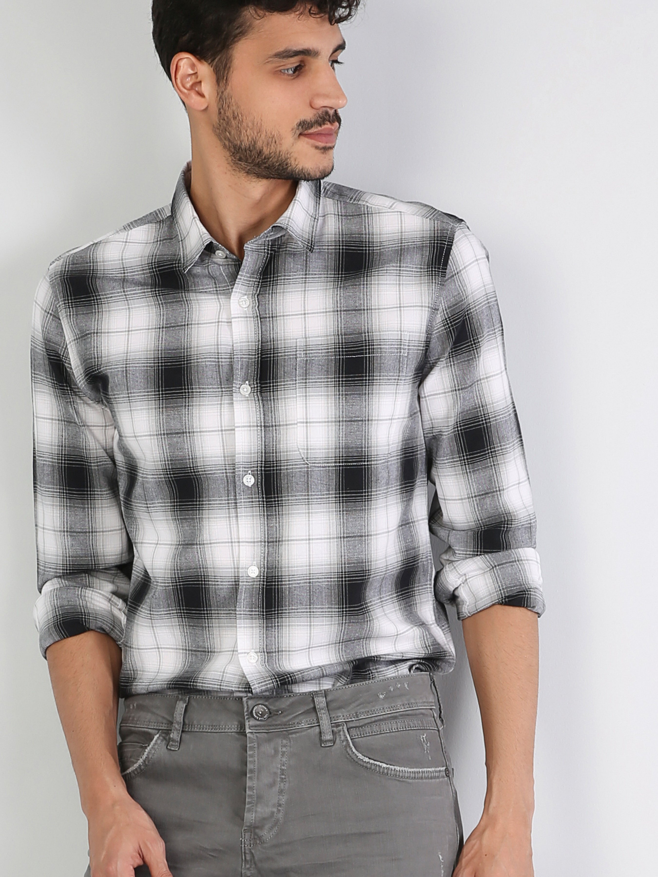 Рубашка Colin’s модель CL1041446GRA Фото