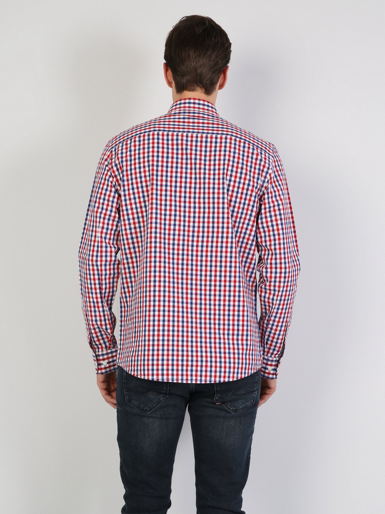 Рубашка повседневная Colin’s модель CL1041453RED Фото