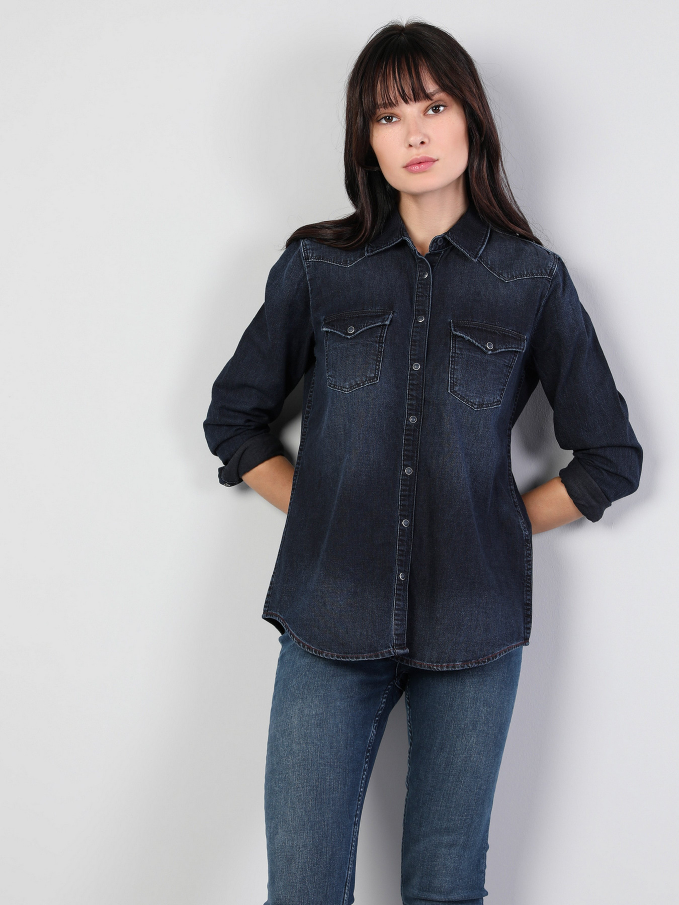 Рубашка повседневная Colin’s модель CL1041705DN02945 Фото