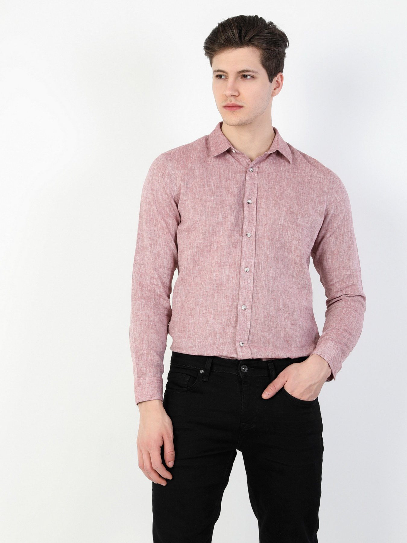 Рубашка повседневная Colin’s модель CL1041771LPL Рубашка повседневная Colin’s модель CL1041771LPL Фото