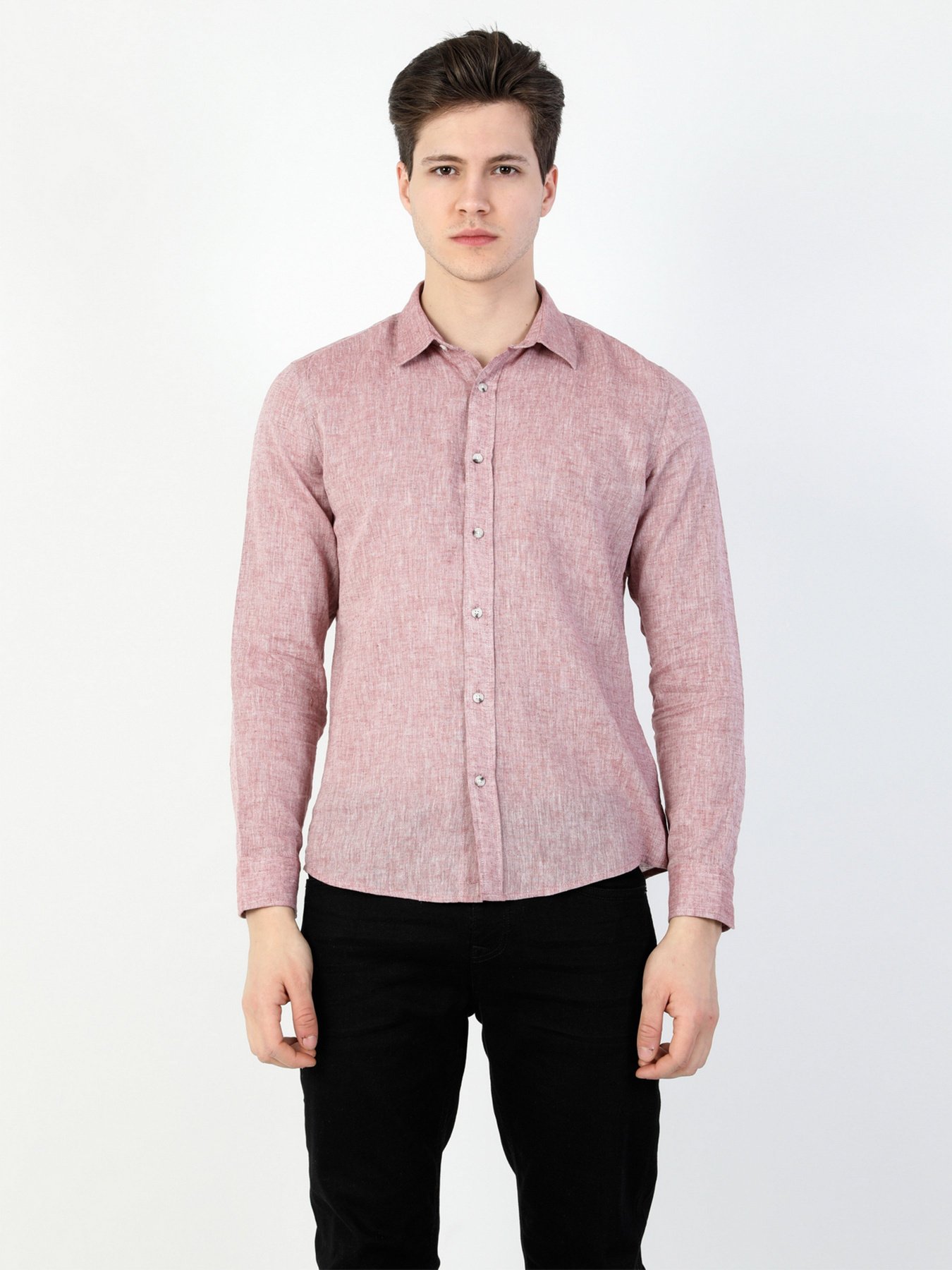 Рубашка повседневная Colin’s модель CL1041771LPL Рубашка повседневная Colin’s модель CL1041771LPL Фото