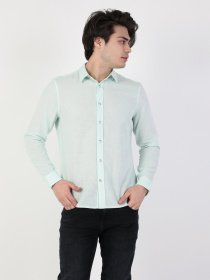 Рубашка повседневная Colin’s модель CL1041771MGR Рубашка повседневная Colin’s модель CL1041771MGR Фото