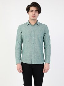 Рубашка повседневная Colin’s модель CL1041771GRN Рубашка повседневная Colin’s модель CL1041771GRN Фото