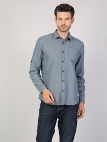 Рубашка повседневная Colin’s модель CL1041786INV Рубашка повседневная Colin’s модель CL1041786INV Фото