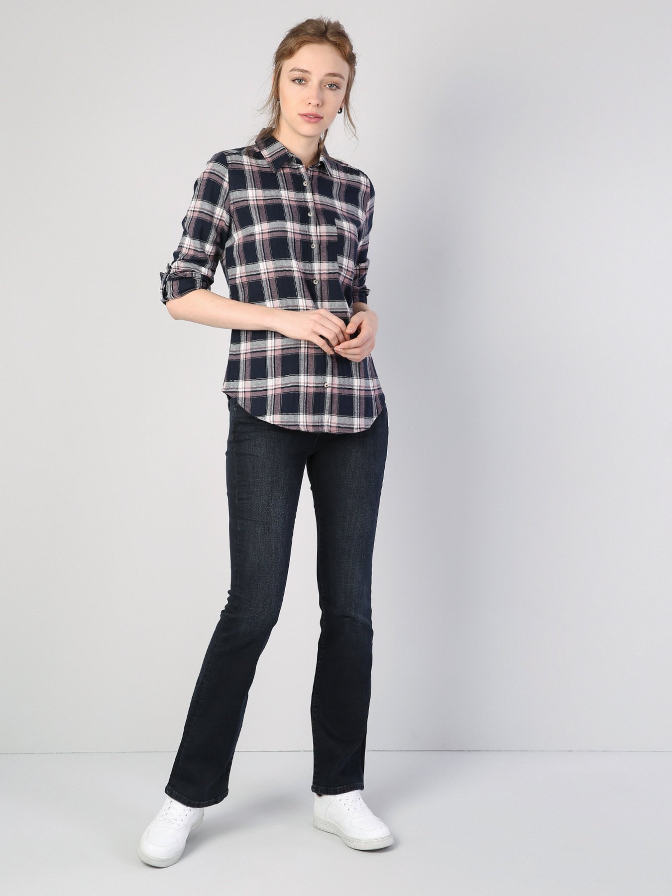 Рубашка повседневная Colin’s модель CL1041804NAV Фото